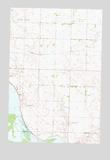 Huff NE, ND USGS Topographic Map