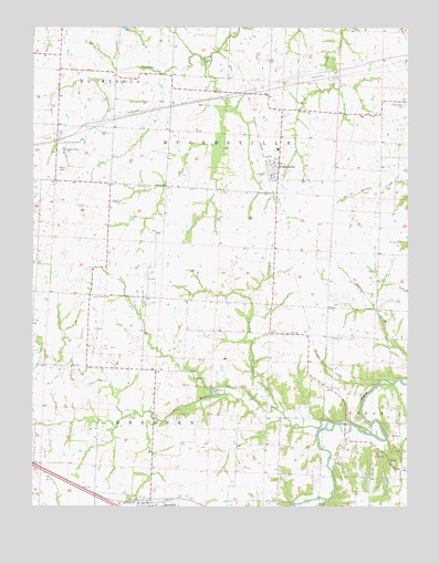 Hughesville, MO USGS Topographic Map