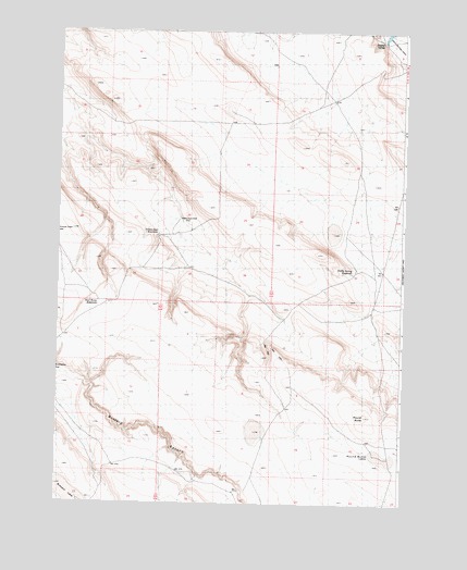 Hughet Spring, OR USGS Topographic Map