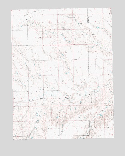 East of Sevenmile Ranch, CO USGS Topographic Map