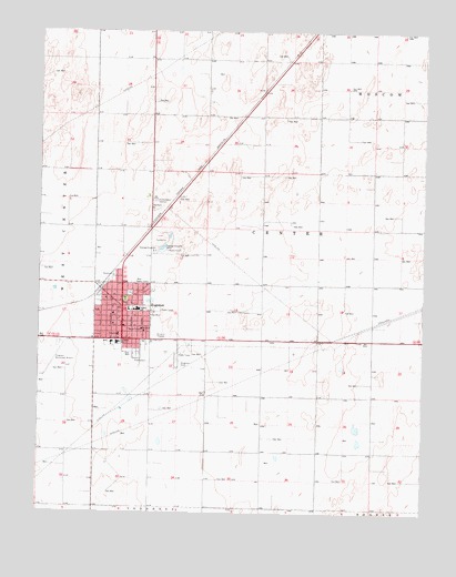 Hugoton, KS USGS Topographic Map