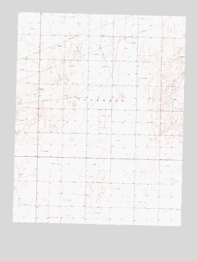 Hugoton SW, KS USGS Topographic Map