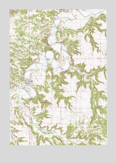 Hulett, WY USGS Topographic Map