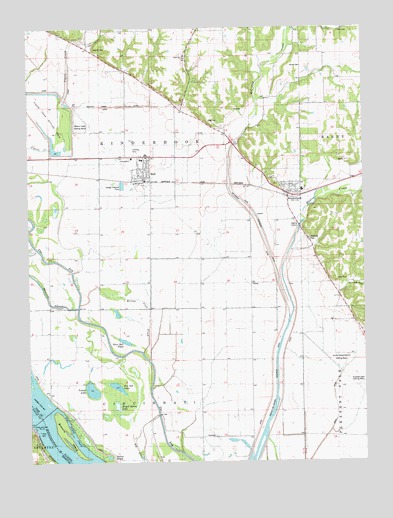 Hull, IL USGS Topographic Map