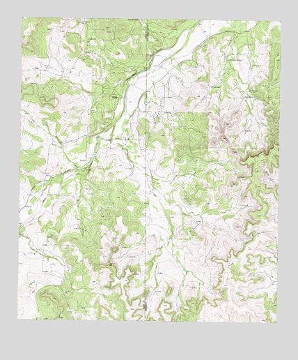 Hulldale NW, TX USGS Topographic Map