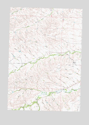 Hultz Draw, WY USGS Topographic Map