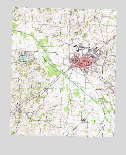 Humboldt, TN USGS Topographic Map