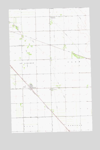 Humboldt, MN USGS Topographic Map