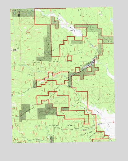 Humbug Valley, CA USGS Topographic Map