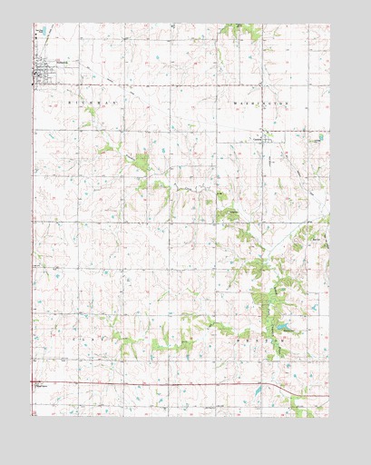 Humeston, IA USGS Topographic Map