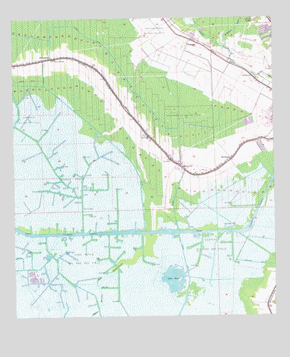 Humphreys, LA USGS Topographic Map