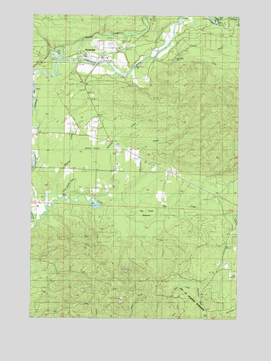 Humptulips, WA USGS Topographic Map