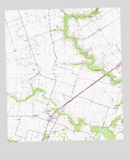 Hungerford, TX USGS Topographic Map