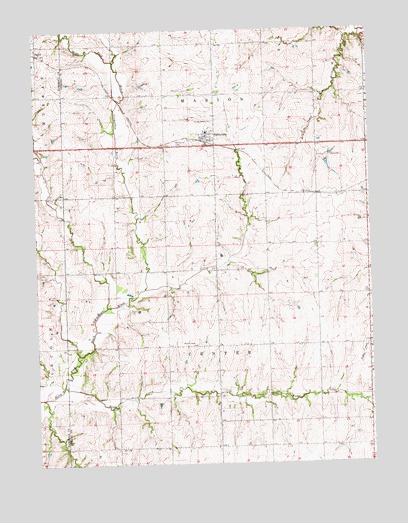 Baileyville, KS USGS Topographic Map