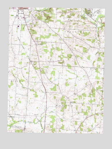 Hunt, OH USGS Topographic Map