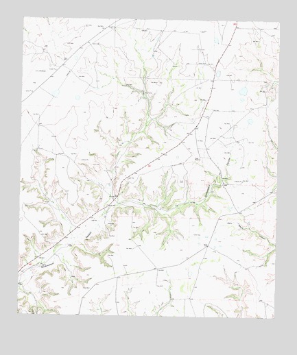 Hunt Ranch, TX USGS Topographic Map