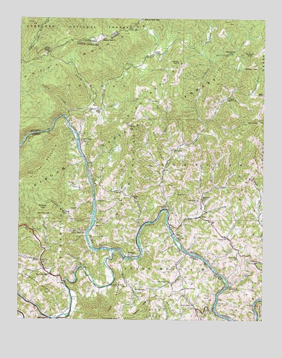 Huntdale, NC USGS Topographic Map