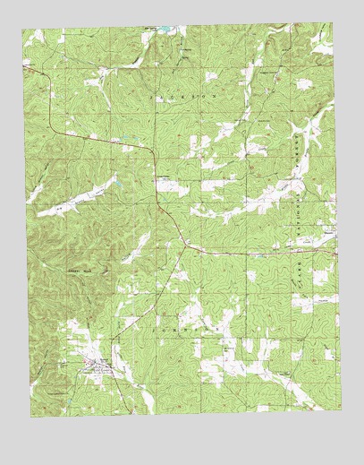 Hunter, MO USGS Topographic Map