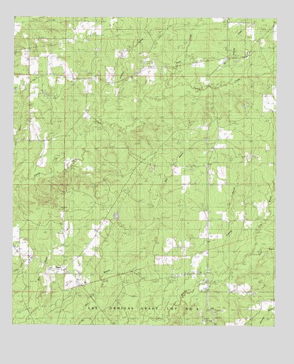 Hunter, LA USGS Topographic Map