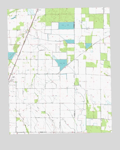 Hunter East, AR USGS Topographic Map