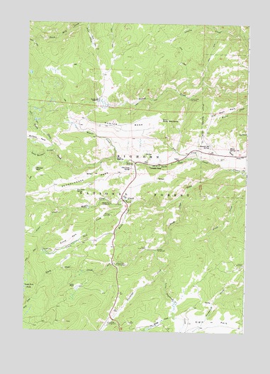 Hunter Mesa, WY USGS Topographic Map