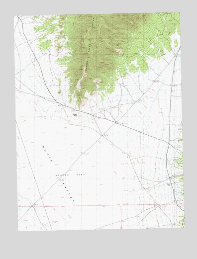 Hunter Point, NV USGS Topographic Map