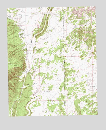 Hunters Point, AZ USGS Topographic Map