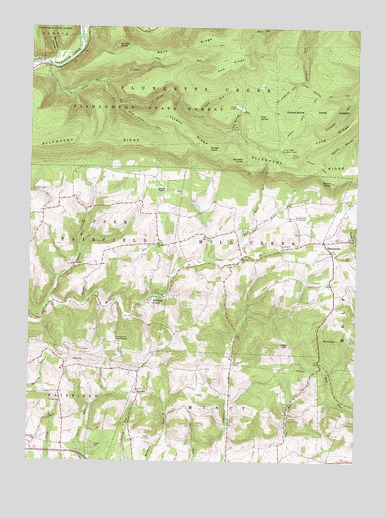 Huntersville, PA USGS Topographic Map