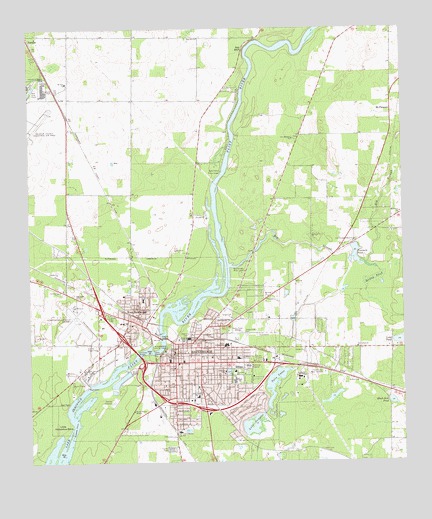 Bainbridge, GA USGS Topographic Map