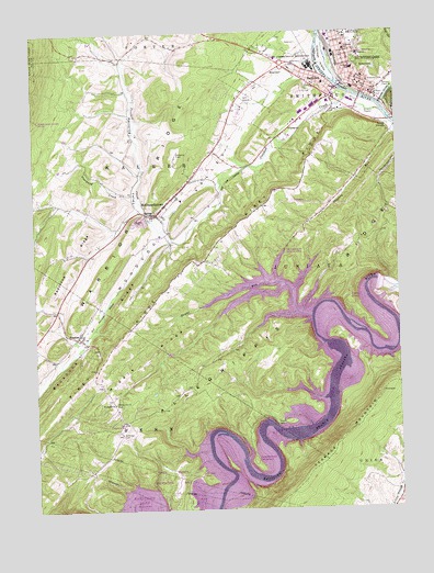 Huntingdon, PA USGS Topographic Map
