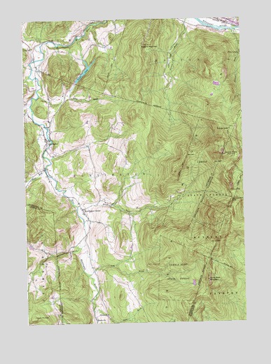 Huntington, VT USGS Topographic Map