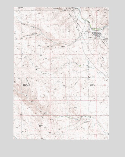 Huntington, OR USGS Topographic Map