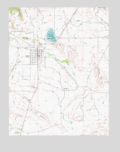 Huntington, UT USGS Topographic Map