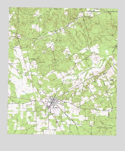 Huntington, TX USGS Topographic Map