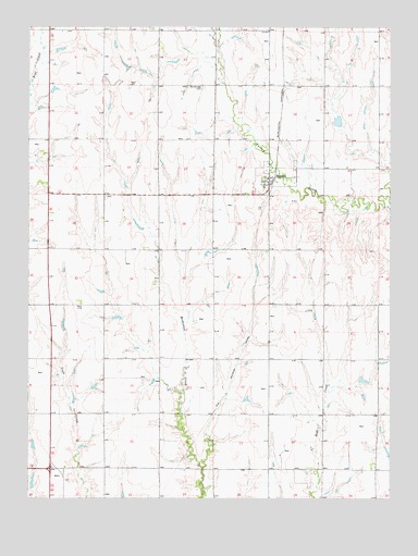 Huntley, NE USGS Topographic Map