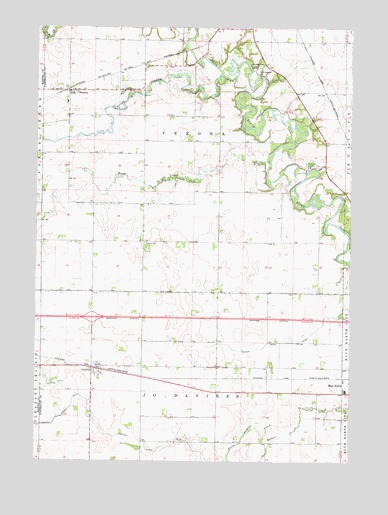 Huntley, MN USGS Topographic Map