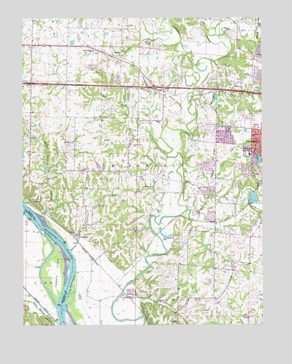 Huntsdale, MO USGS Topographic Map