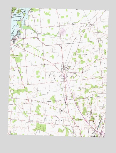 Huntsville, OH USGS Topographic Map