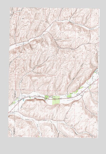 Huntsville, WA USGS Topographic Map