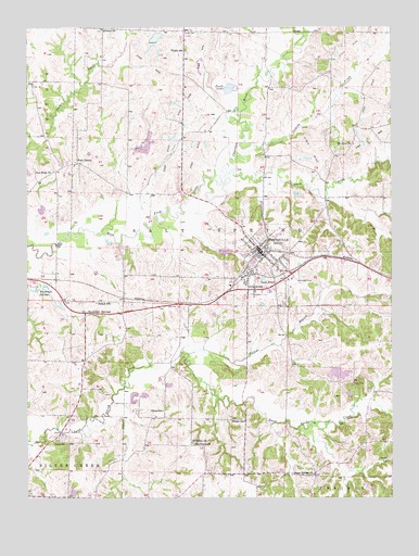 Huntsville, MO USGS Topographic Map