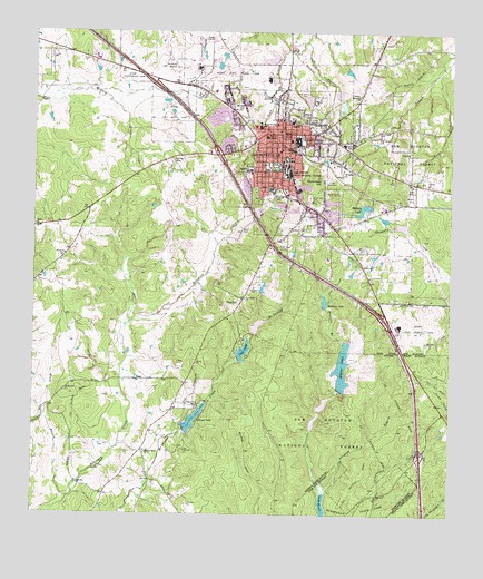 Huntsville, TX USGS Topographic Map