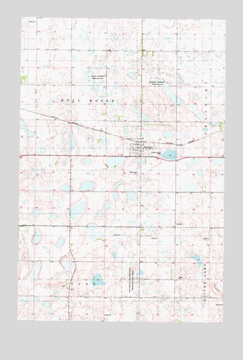 Hurdsfield, ND USGS Topographic Map