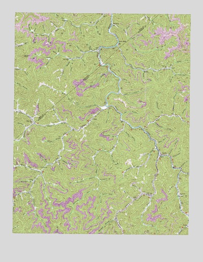 Hurley, VA USGS Topographic Map