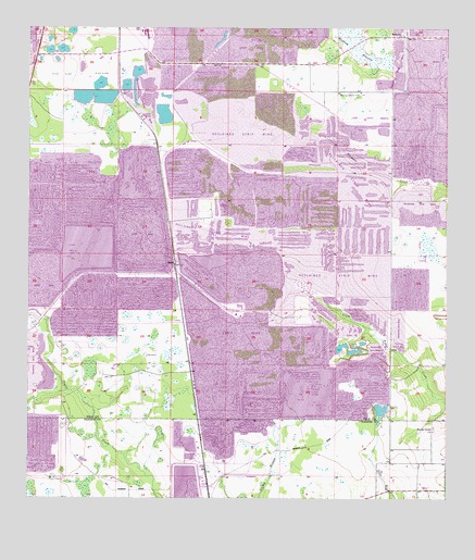 Baird, FL USGS Topographic Map