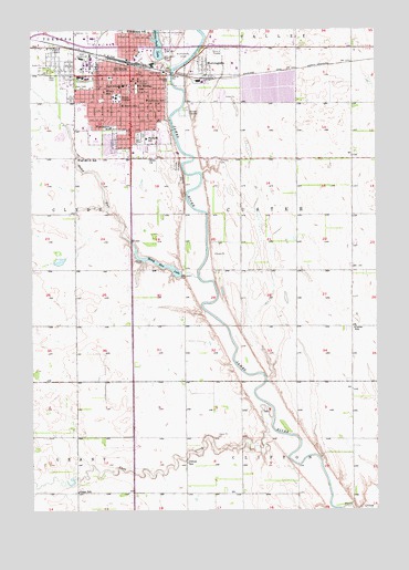 Huron, SD USGS Topographic Map