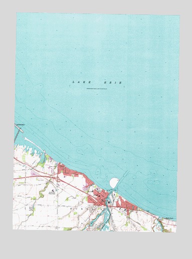 Huron, OH USGS Topographic Map