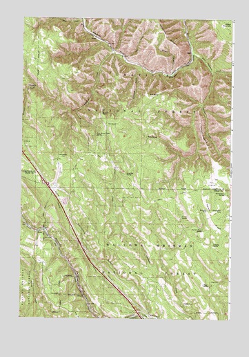 Huron, OR USGS Topographic Map