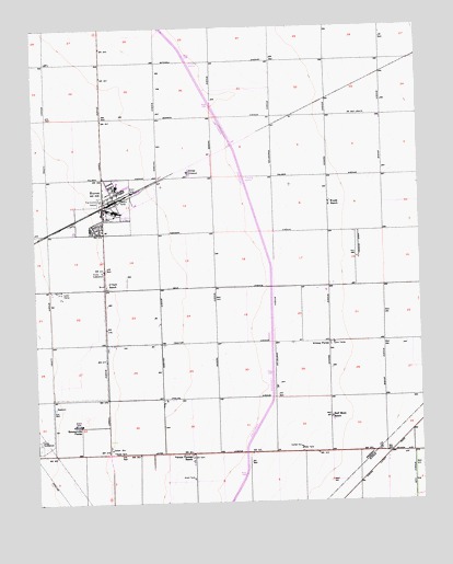 Huron, CA USGS Topographic Map