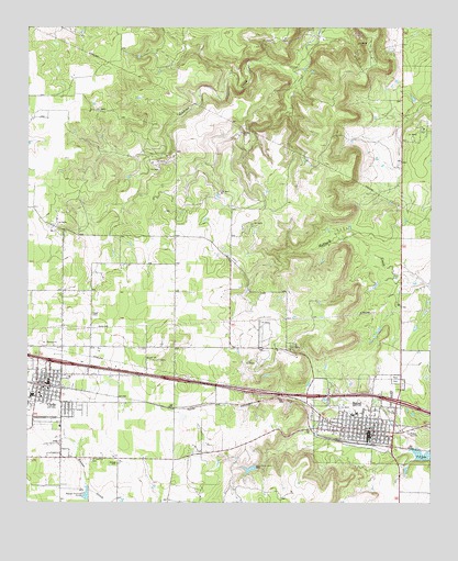 Baird, TX USGS Topographic Map