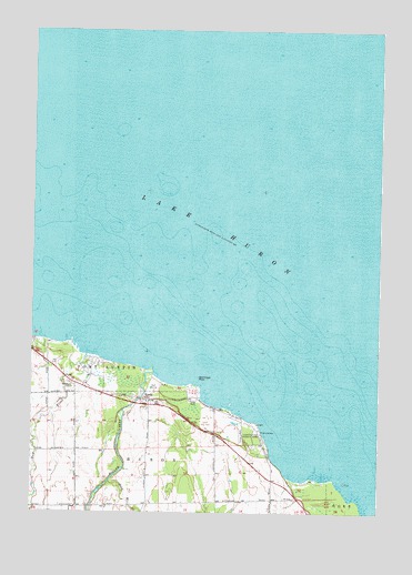 Huron City, MI USGS Topographic Map